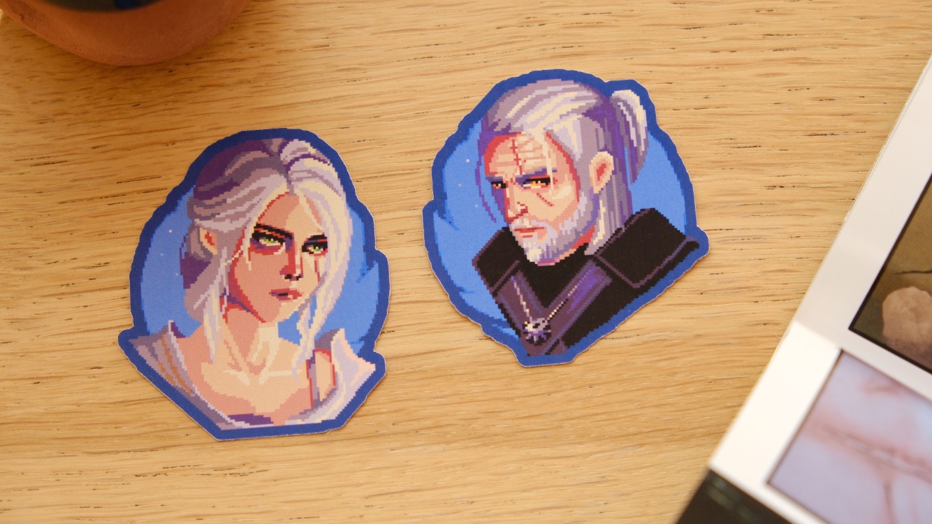 Geralt and Ciri