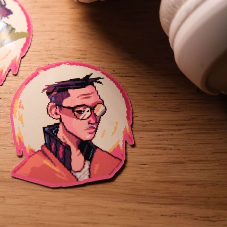 Disco Elysium 2'li Sticker