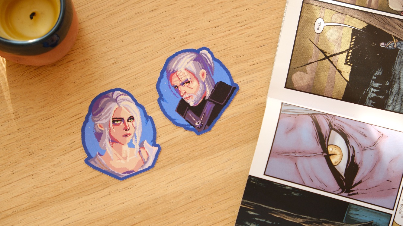 Geralt and Ciri