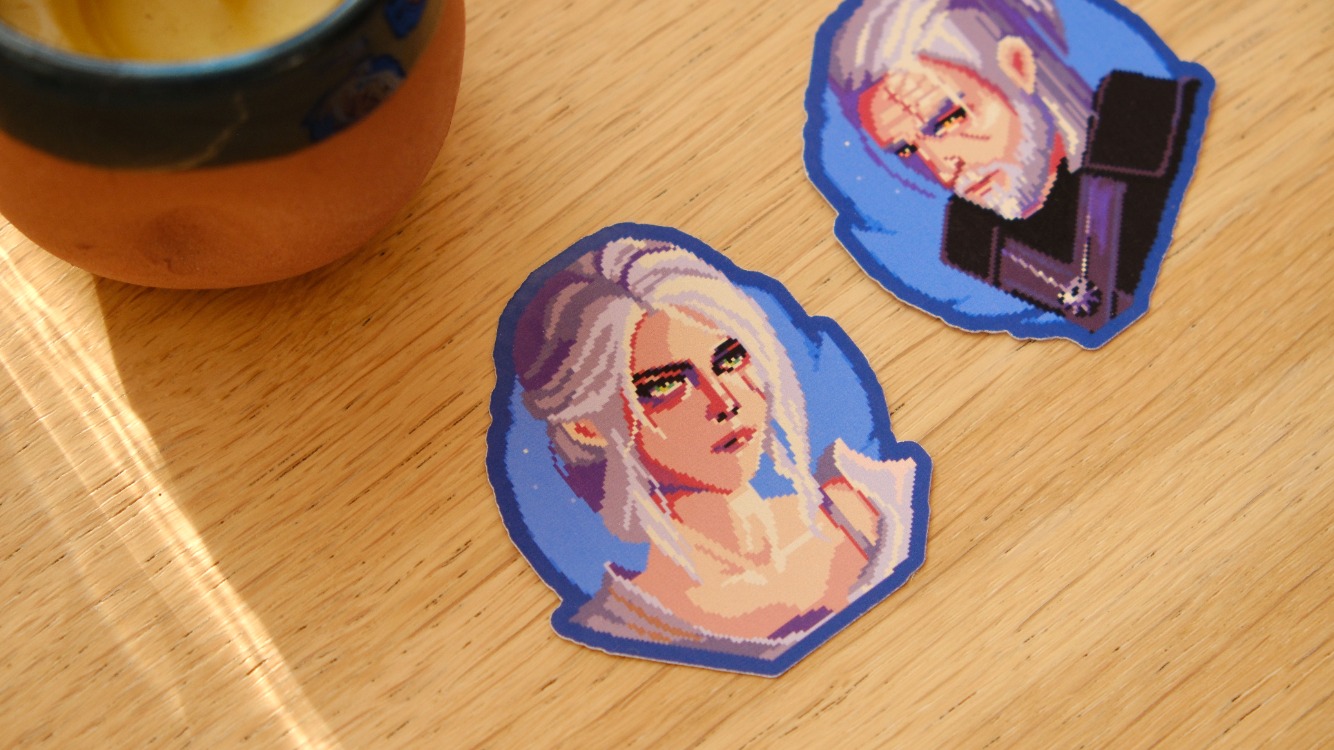 Geralt and Ciri