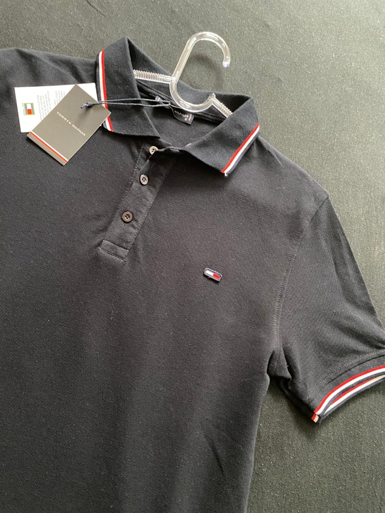 TOMMY HİLFİGER LACİVER PREMİUM POLO YAKA T-SHİRT