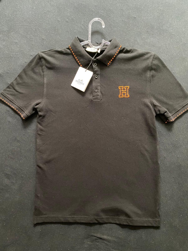 HERMES PREMİUM SİYAH POLO YAKA T-SHİRT
