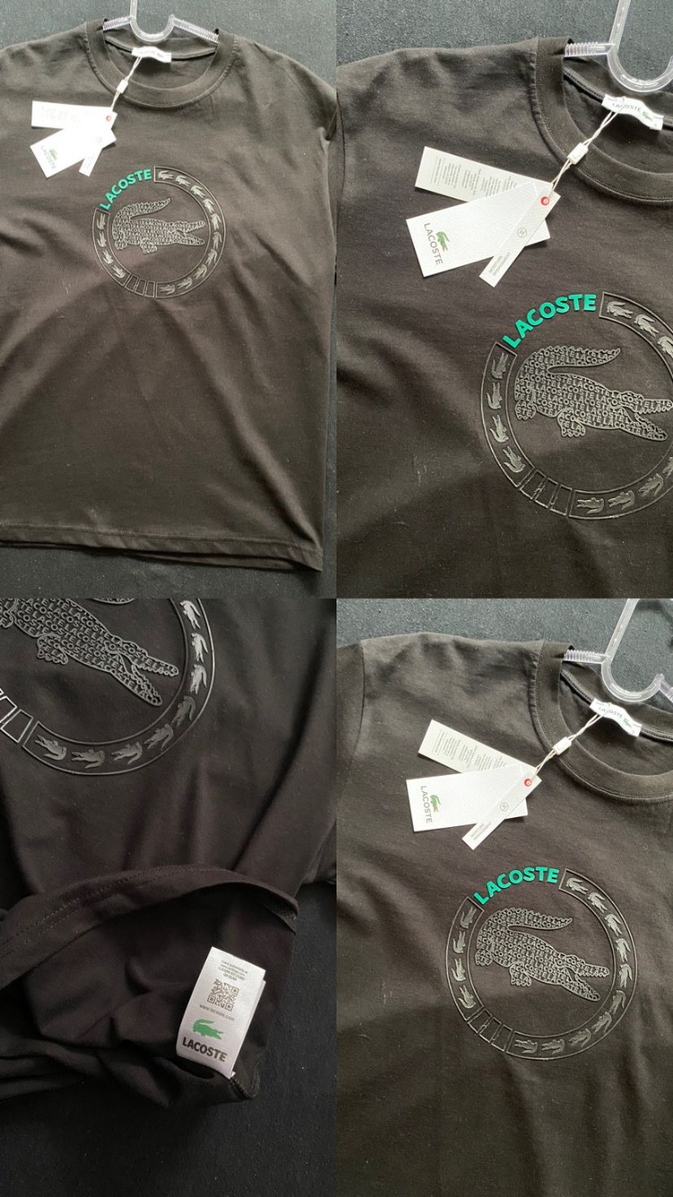 LACOSTE SİYAH PREMİUM T-SHİRT