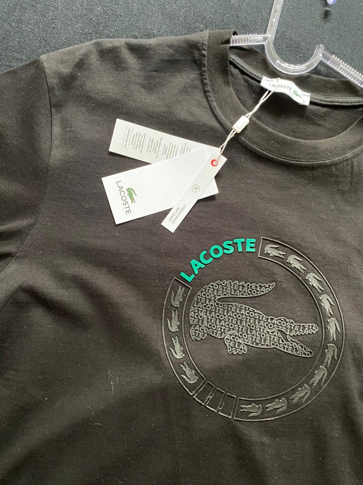 LACOSTE SİYAH PREMİUM T-SHİRT