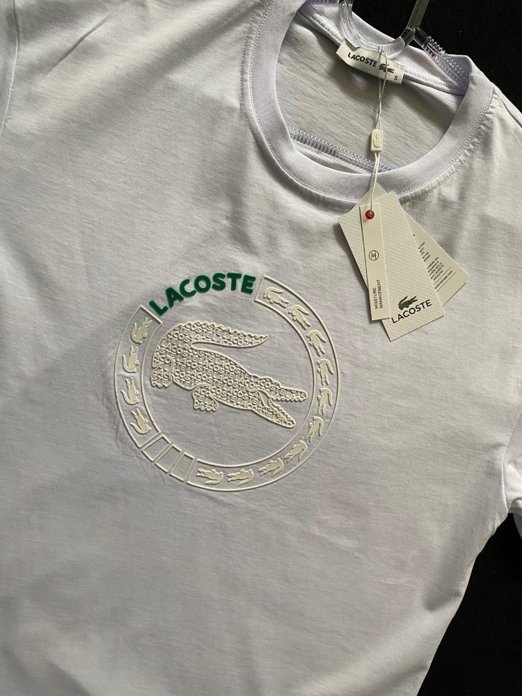 LACOSTE BEYAZ PREMİUM T-SHİRT