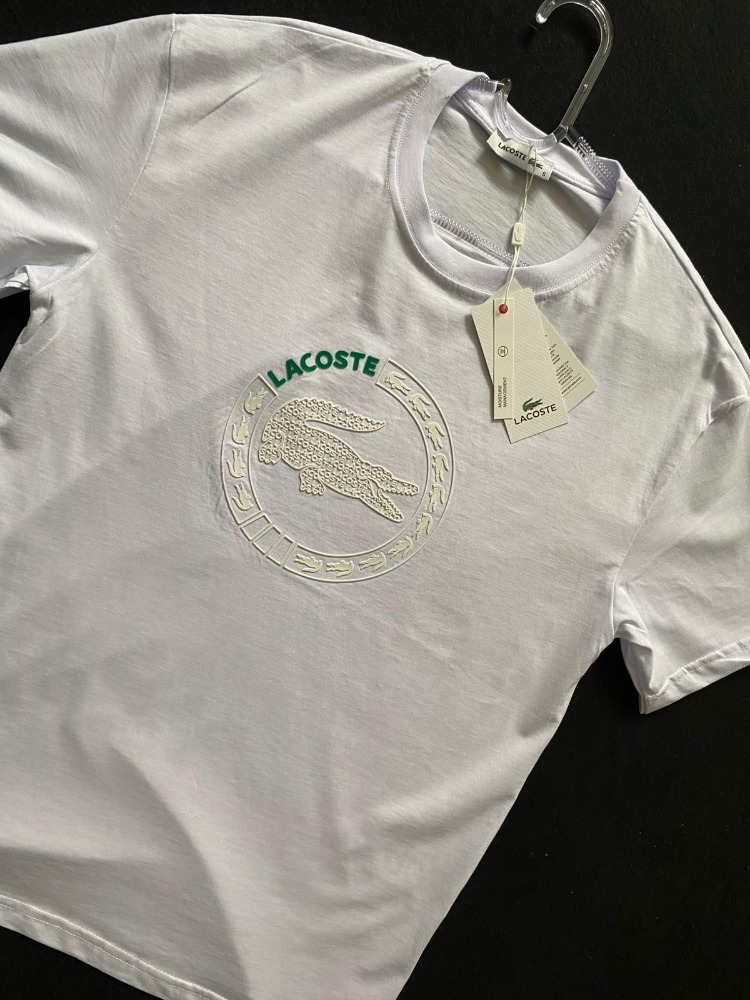 LACOSTE BEYAZ PREMİUM T-SHİRT