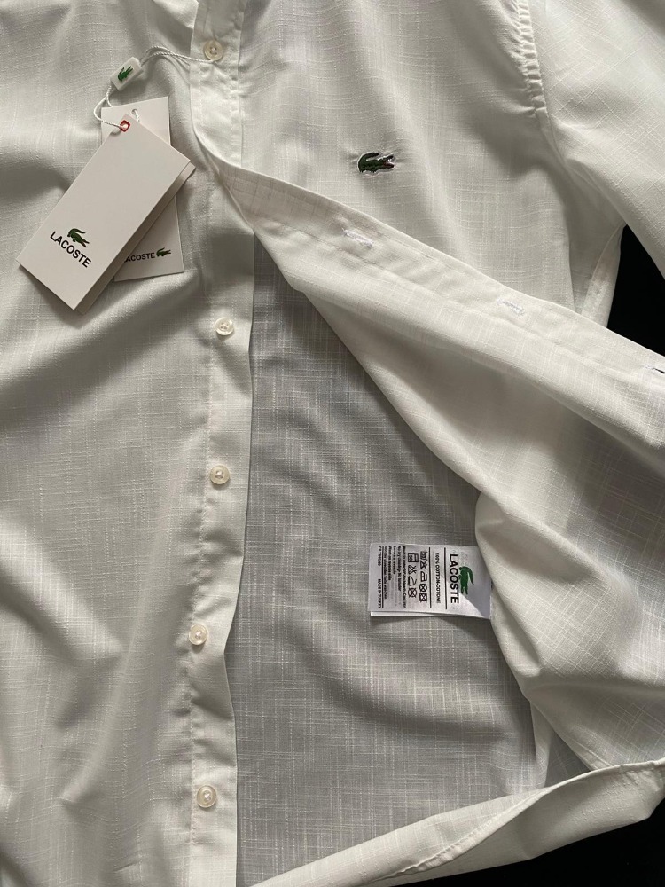 LACOSTE PREMİUM BEYAZ GÖMLEK