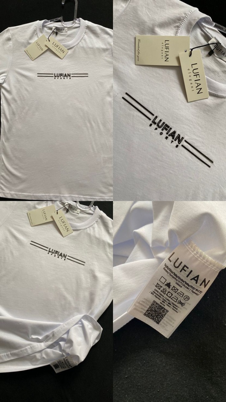 LUFİAN SPORTS SİYAH T-SHİRT