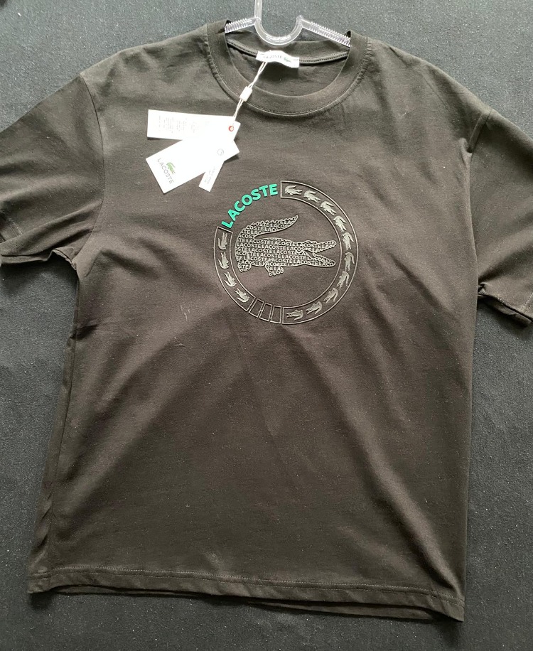 LACOSTE SİYAH PREMİUM T-SHİRT