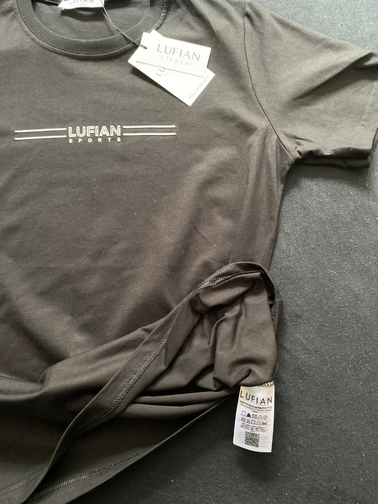 LUFİAN SPORTS SİYAH T-SHİRT