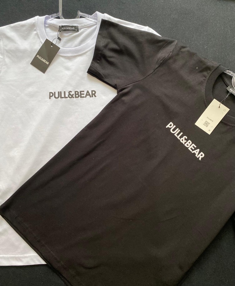 PULL&BEAR SİYAH PREMİUM T-SHİRT 