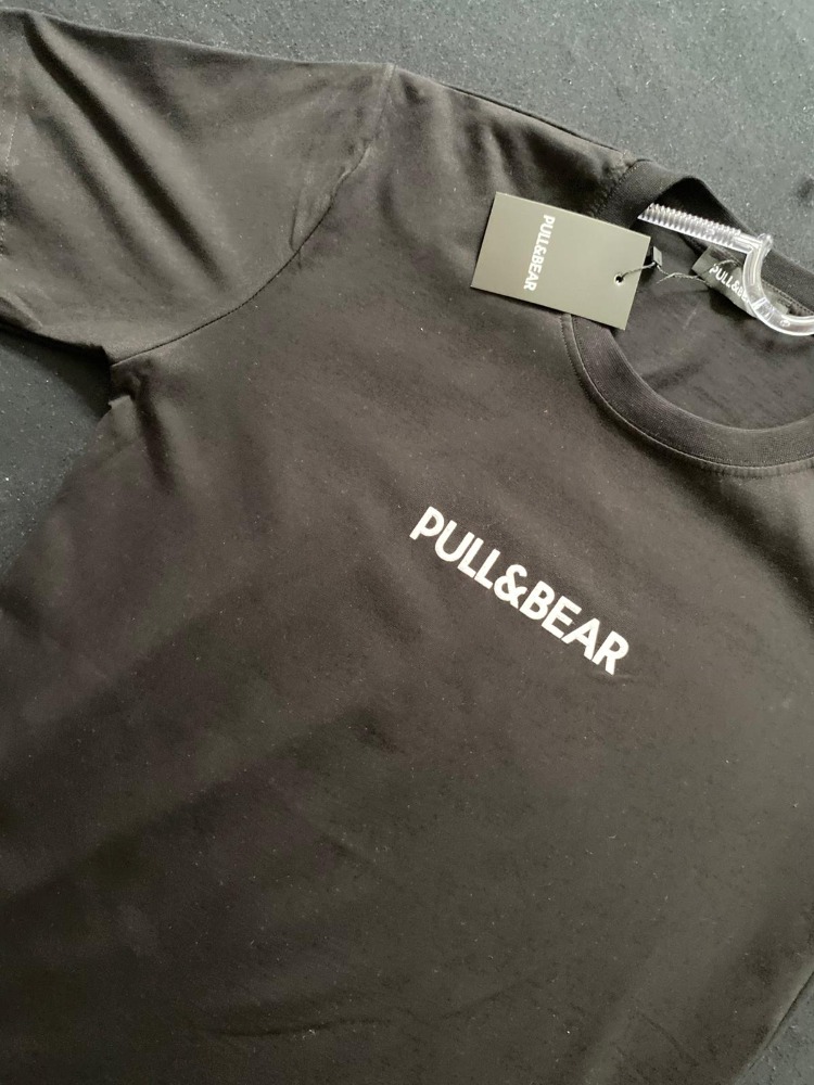 PULL&BEAR SİYAH PREMİUM T-SHİRT 