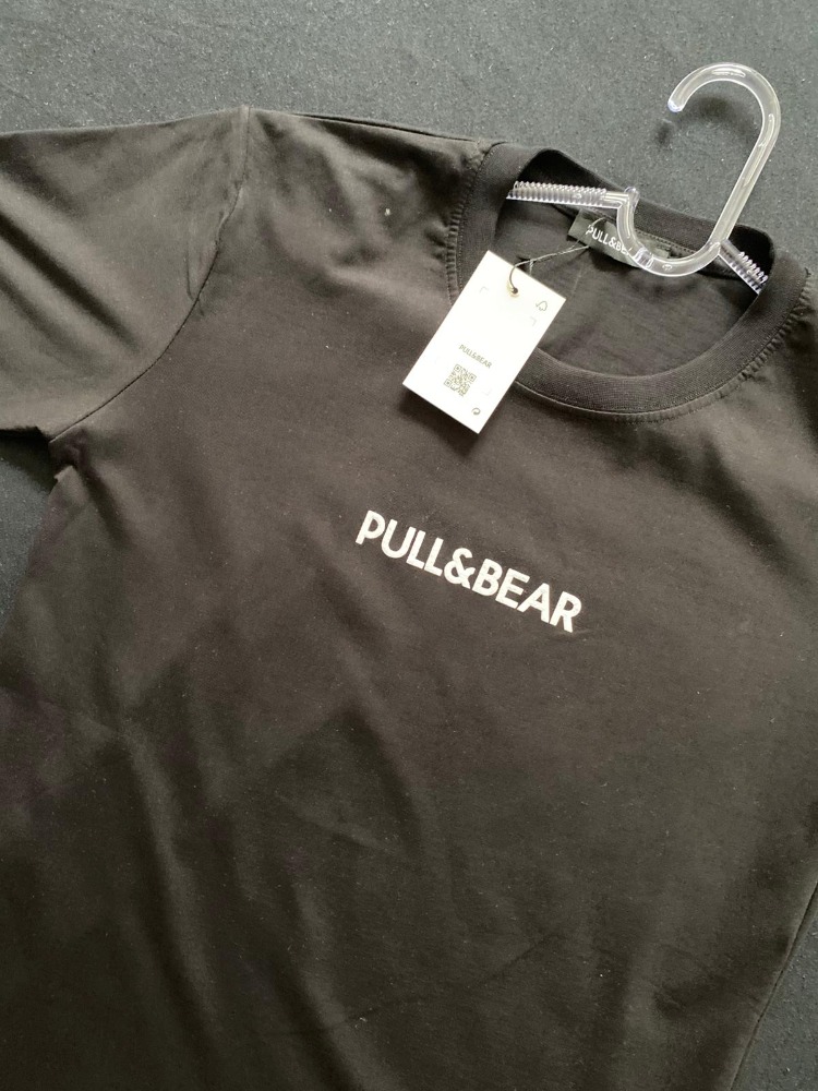PULL&BEAR SİYAH PREMİUM T-SHİRT 