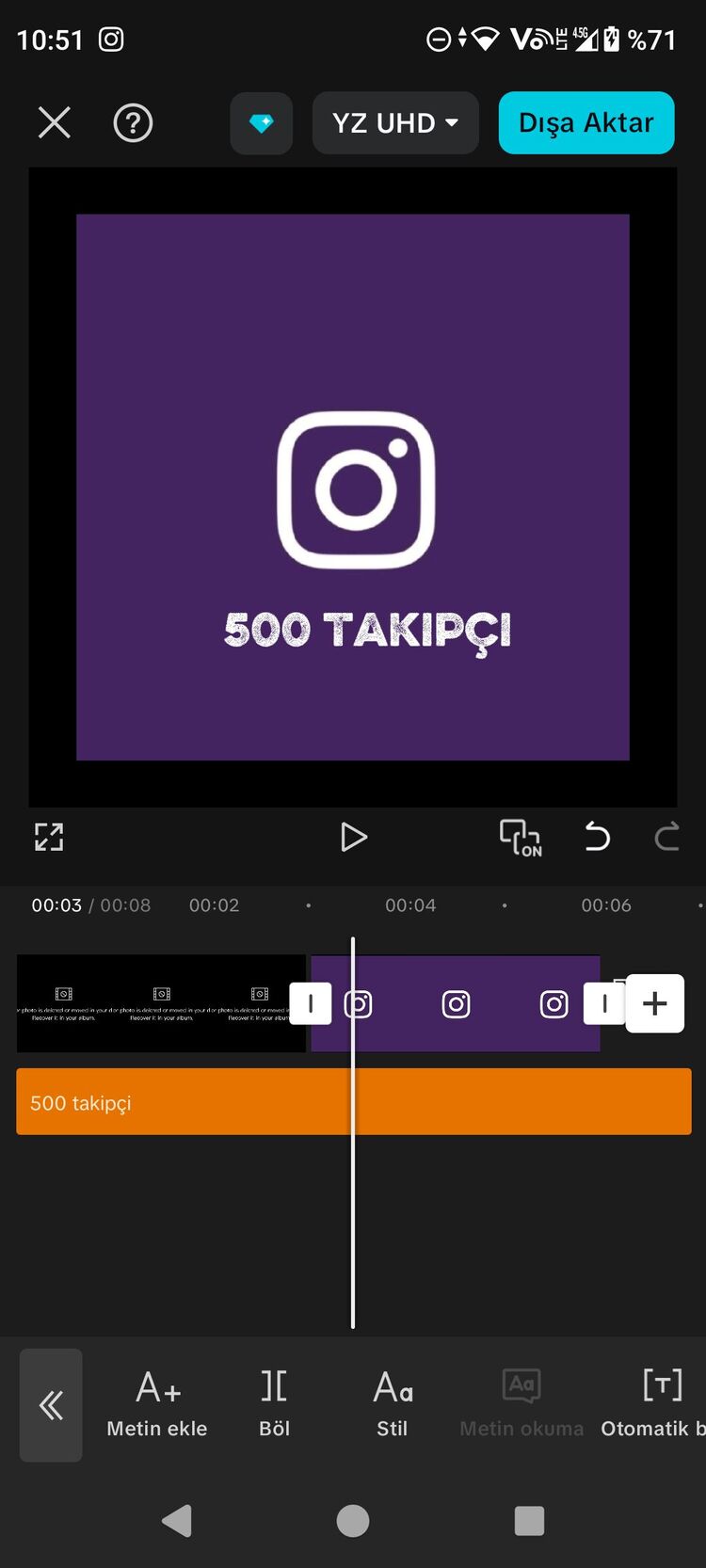 Instagram 500 Takipçi 