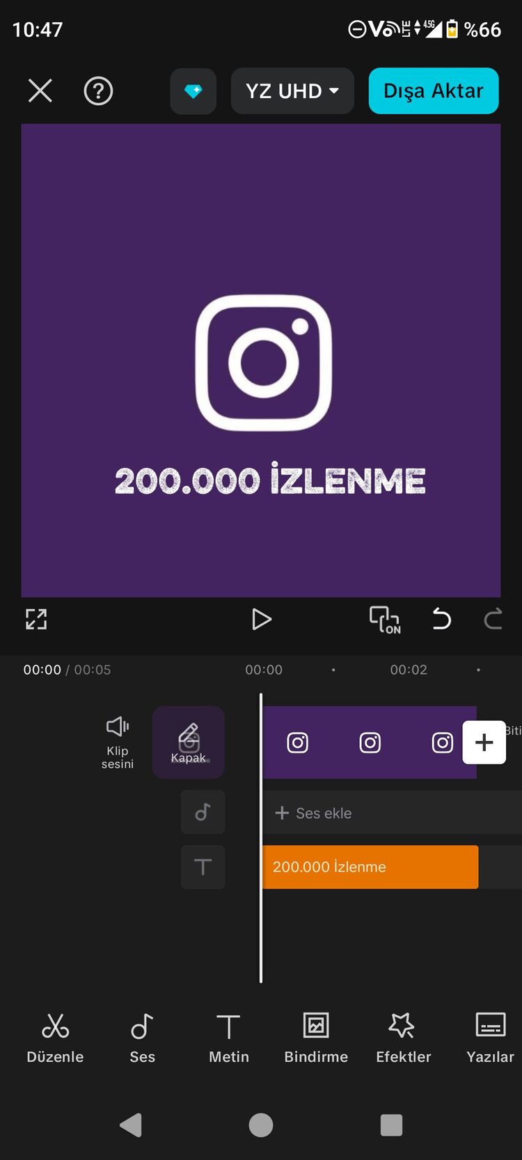 Instagram 200.000 İzlenme