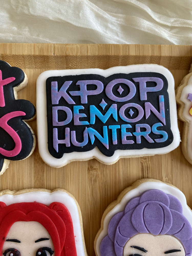 K-pop iblis avcıları temalı butik kurabiye set
