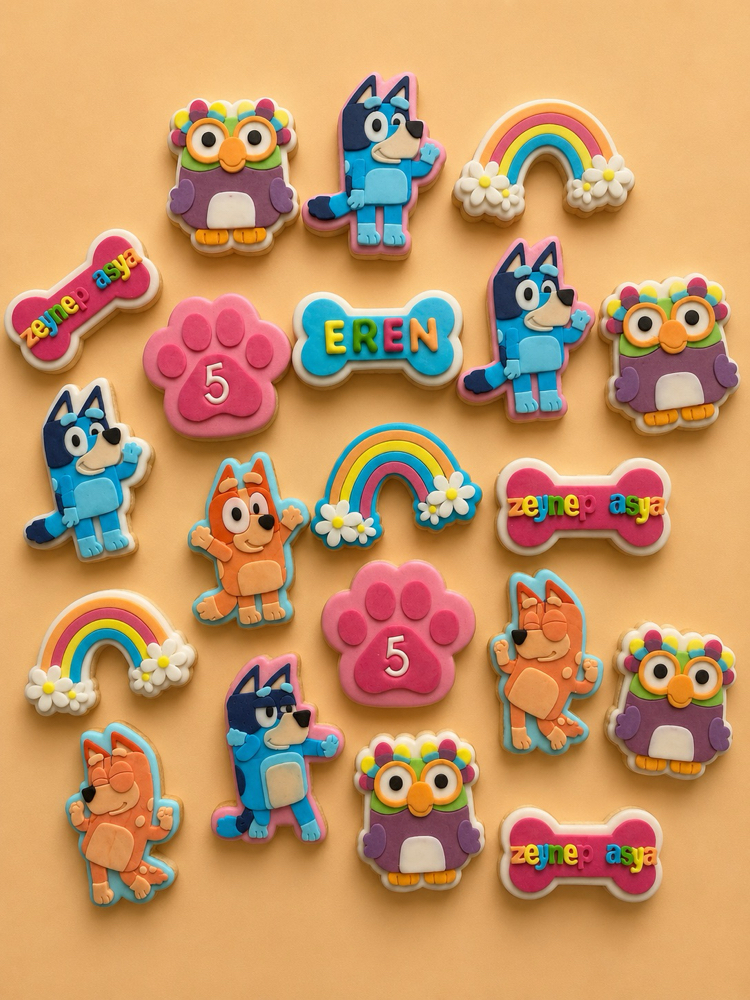 Bluey kurabiye seti (20 adet)