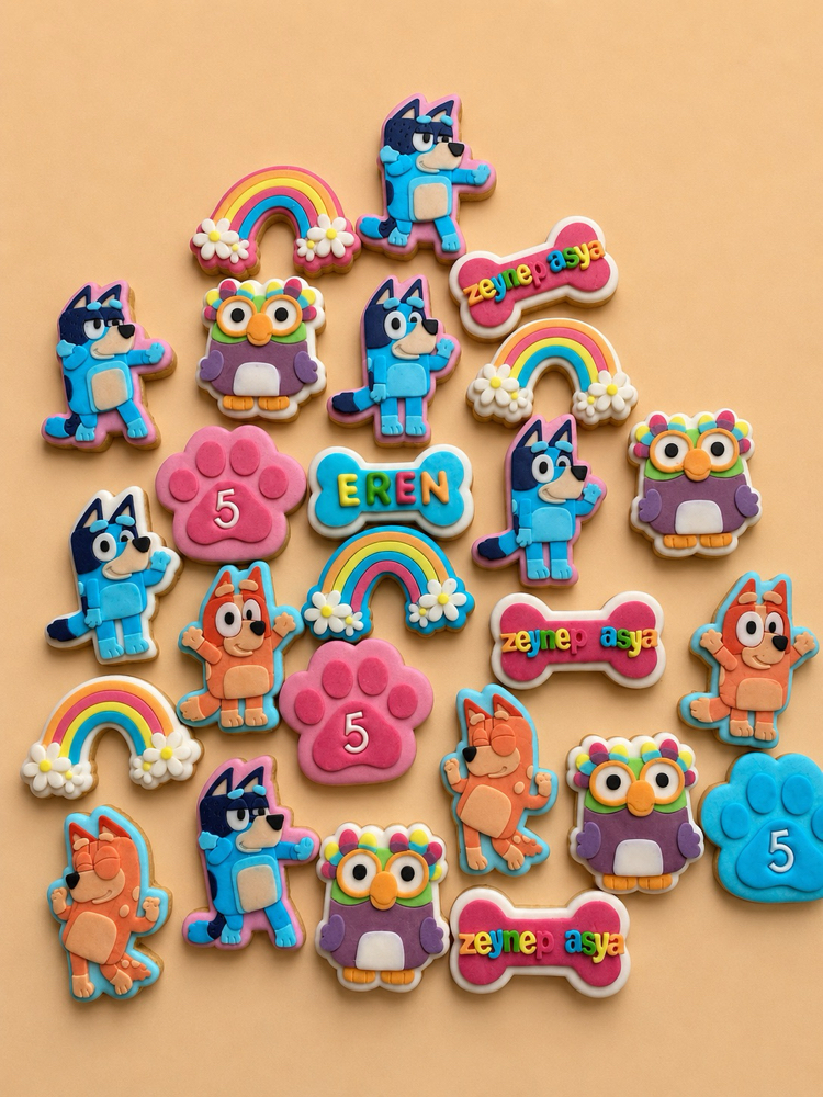 Bluey kurabiye seti (20 adet)