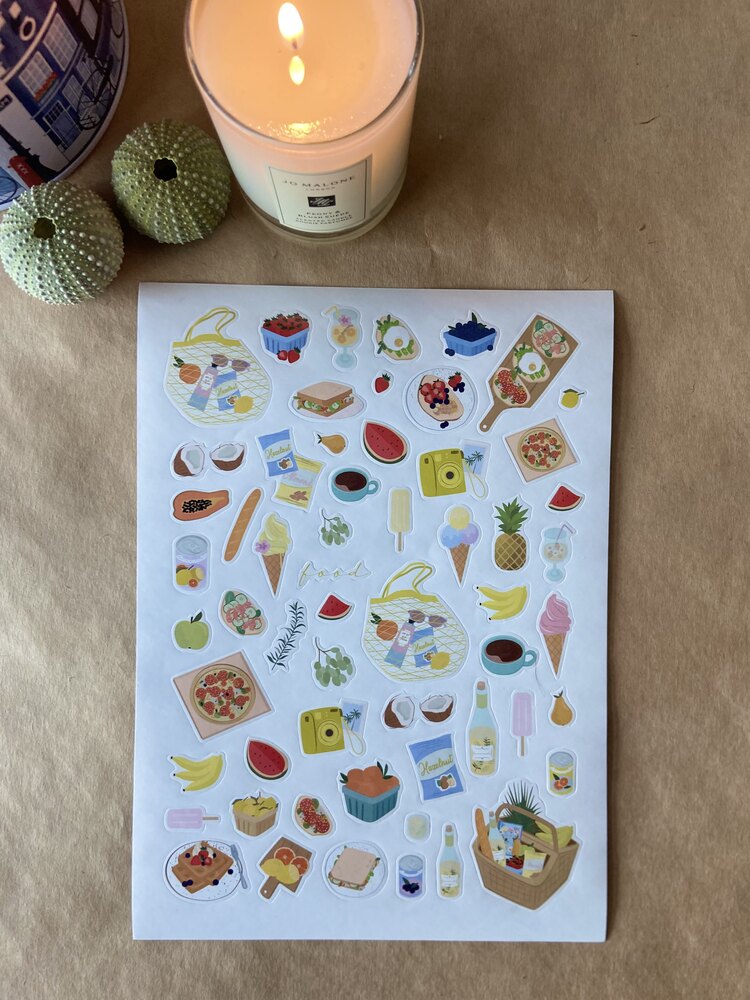 Renkli  cozy stickerlar Grup 1