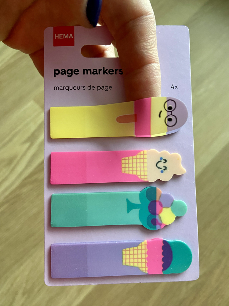 HEMA Figürlü Page Marker Seti | Renkli Sayfa Ayıracı & Kırtasiye
