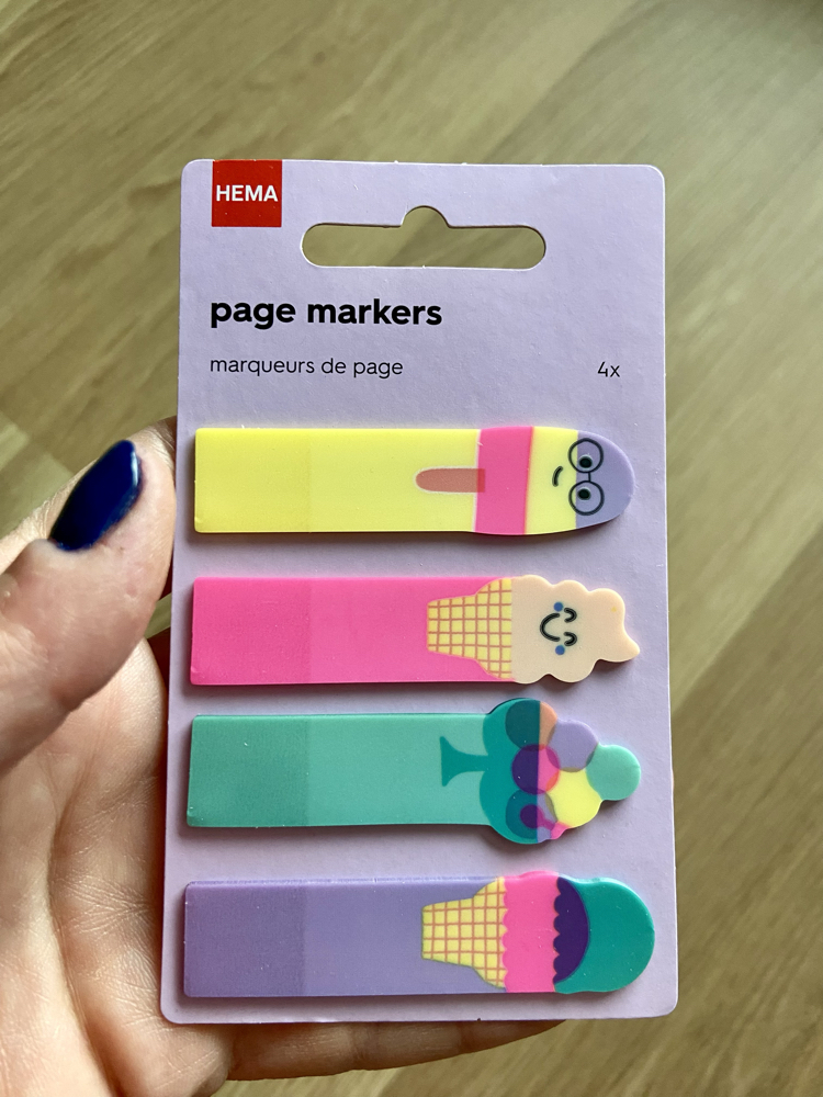 HEMA Figürlü Page Marker Seti | Renkli Sayfa Ayıracı & Kırtasiye