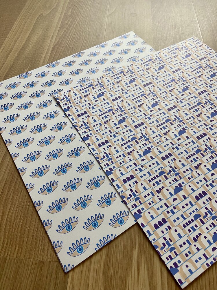 Scrapbook renkli kağıt 2li