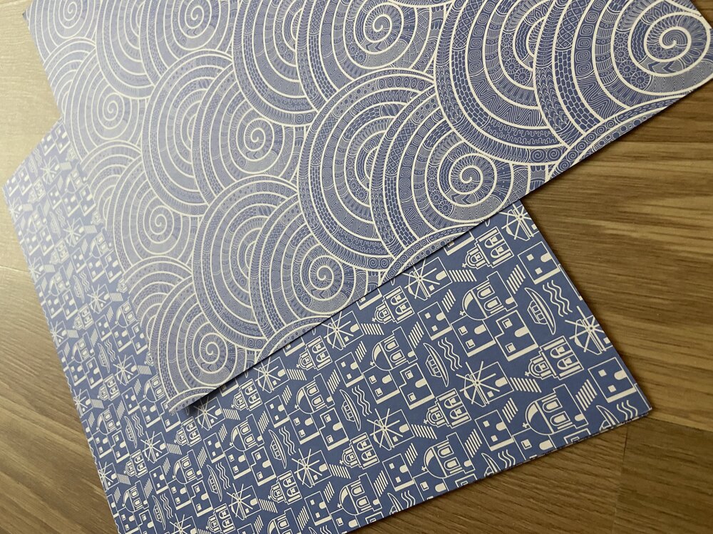 Scrapbook renkli kağıt 2li