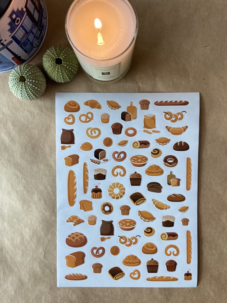 Renkli stickerlar Şekerlemeler,dondurmalar 2 
