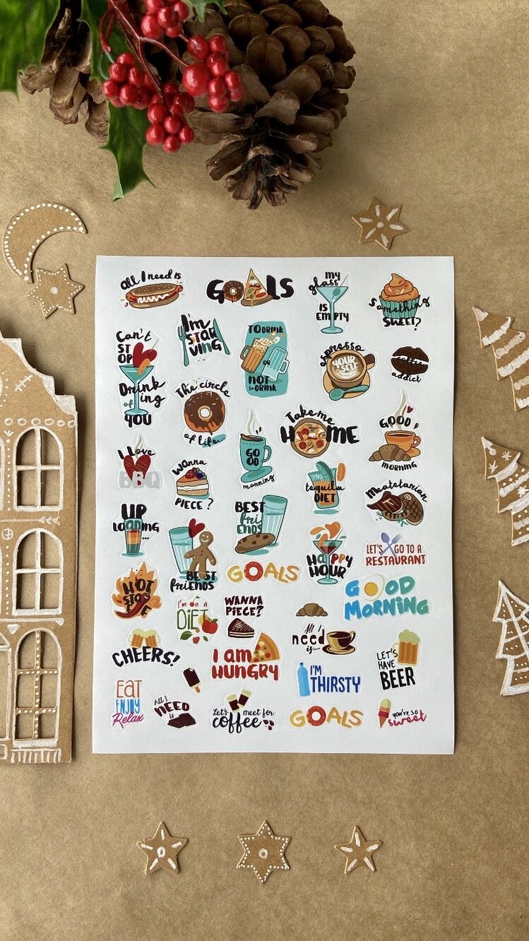 Renkli sticker