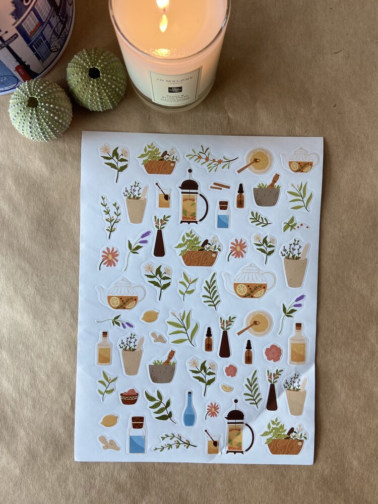 Renkli  cozy stickerlar Grup 1