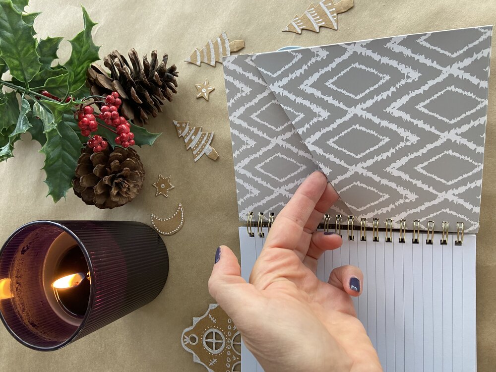 Hema çizgili defter