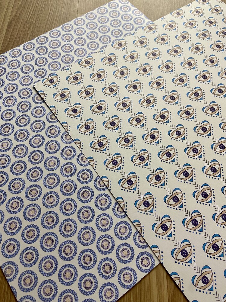 Scrapbook renkli kağıt 2li