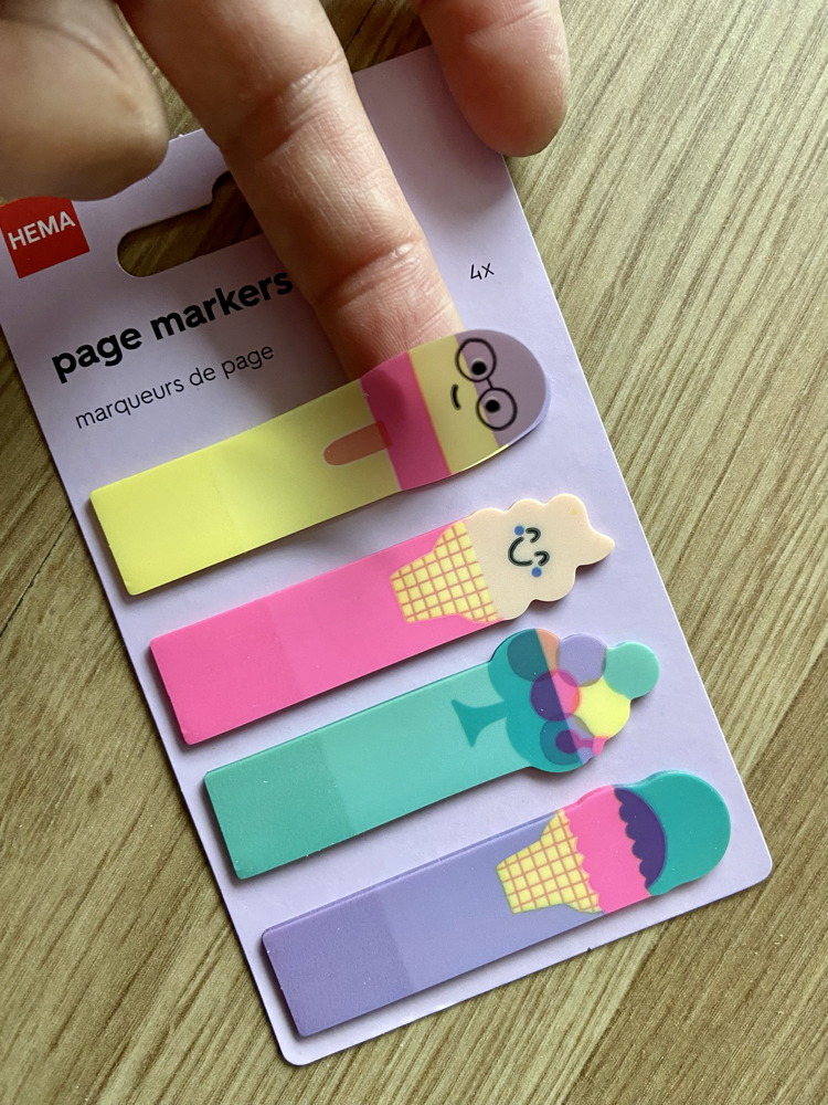HEMA Figürlü Page Marker Seti | Renkli Sayfa Ayıracı & Kırtasiye