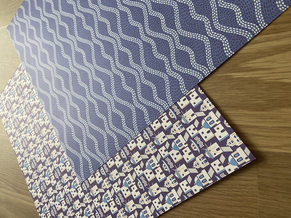 Scrapbook renkli kağıt 2li