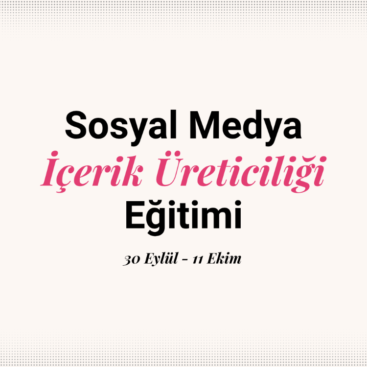 Sosyal Medya Atölyesi