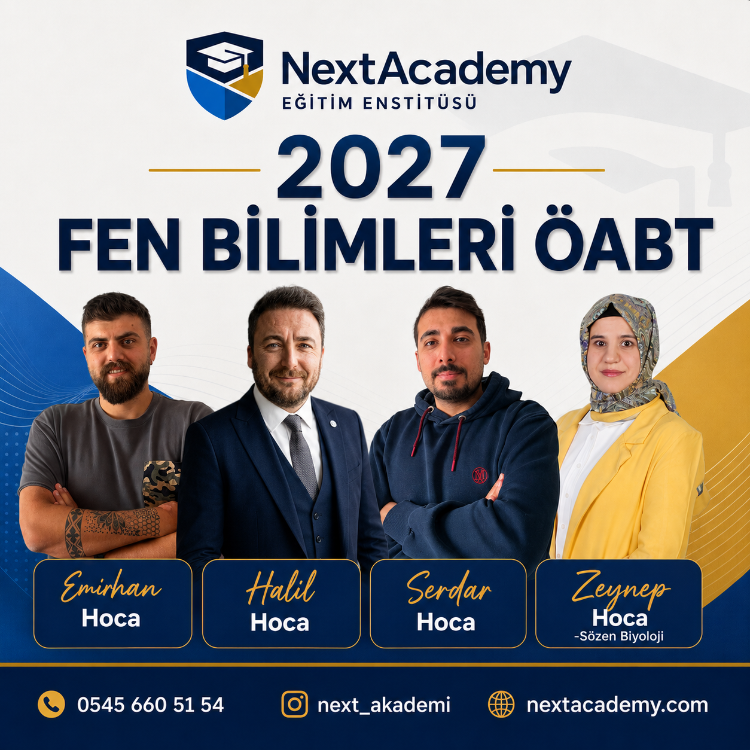 2027 FEN BİLİMLERİ ÖABT