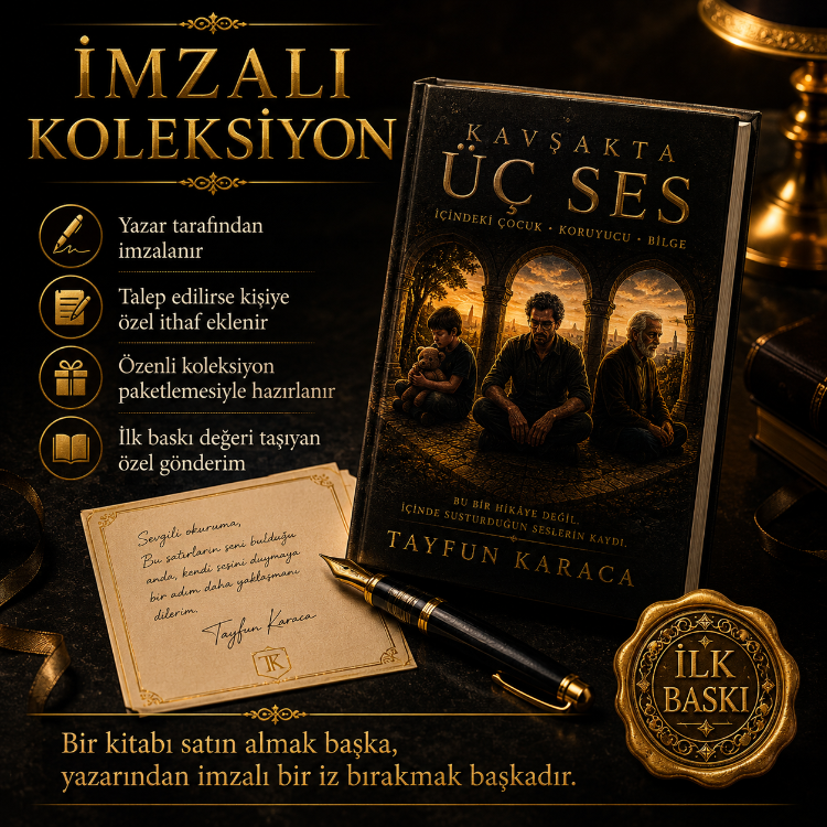 Kavşakta Üç Ses | Yazar İmzalı İlk Baskı