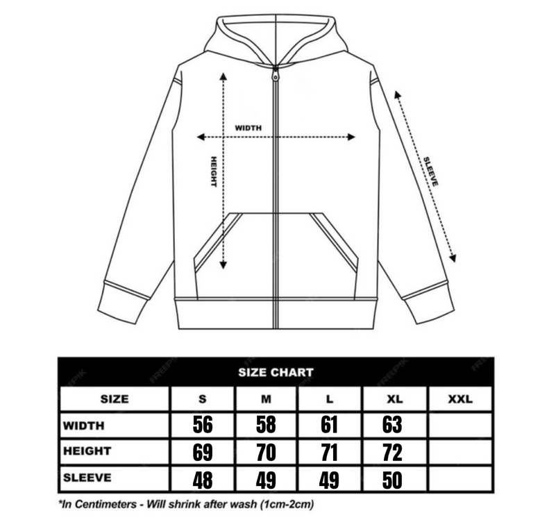 Corteiz Slaughter Gang Zip-Up Hoodie