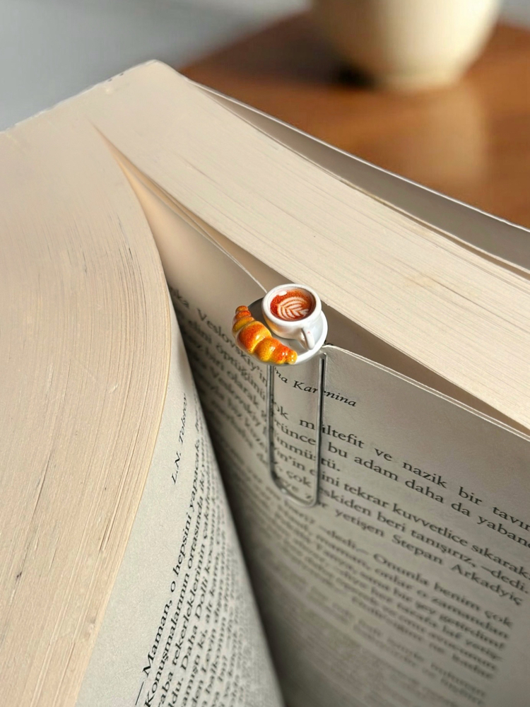 Latte Art Kitap Ayracı