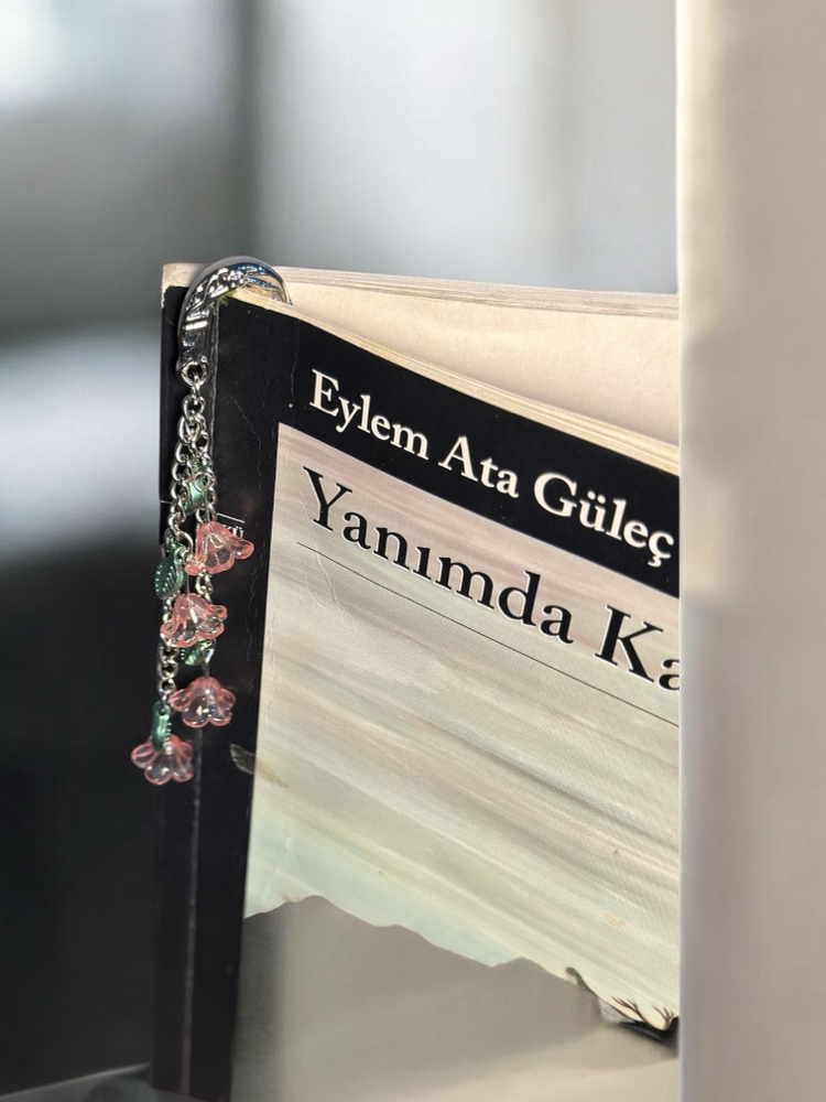 Unutma Beni Çiçeği Kitap Ayracı Pembe
