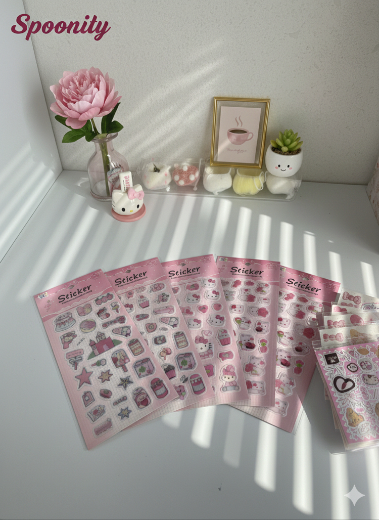 Kabartmalı Sticker Paketi - Yumuşacık ve Parlak