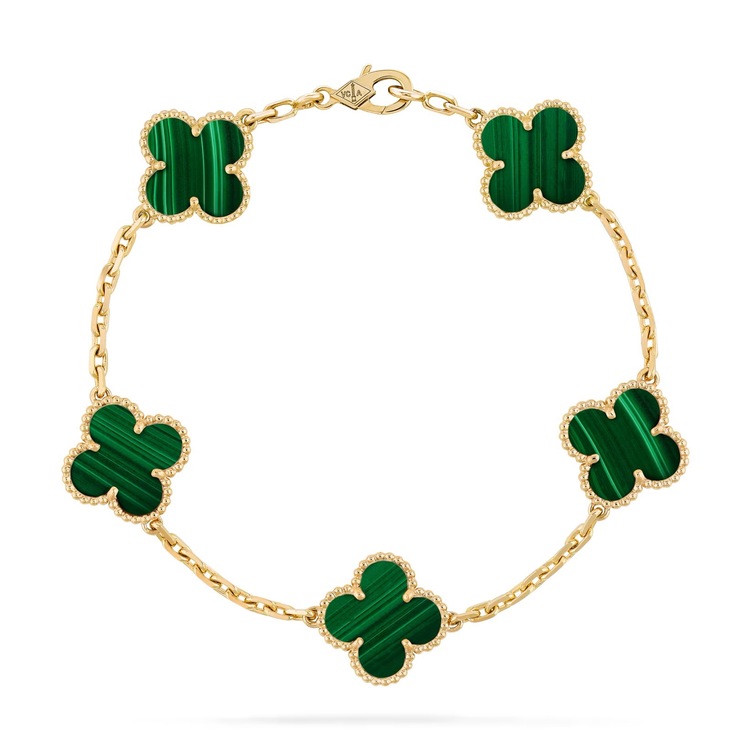 Van Cleef Arpels Bileklik Gold-Green