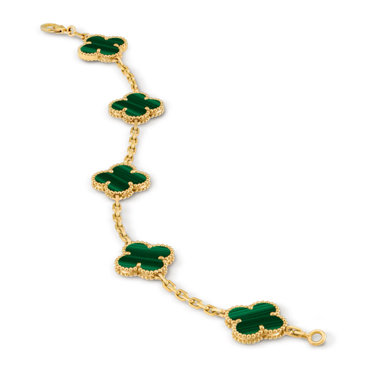 Van Cleef Arpels Bileklik Gold-Green