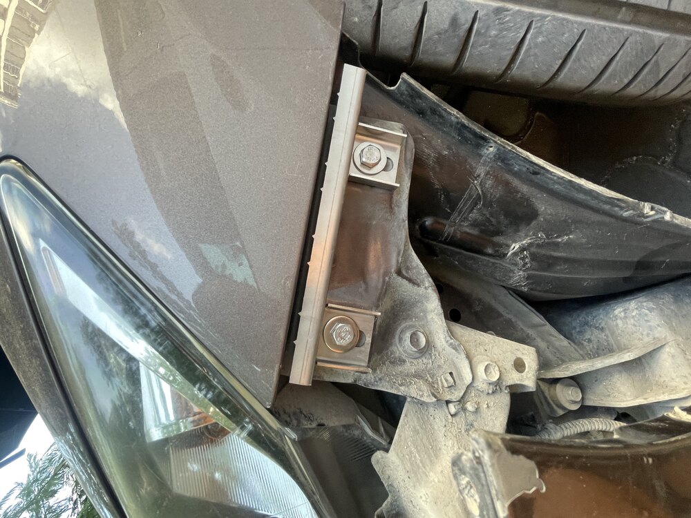 Honda Civic FB7 Ön Tampon Güçlendirme Braket