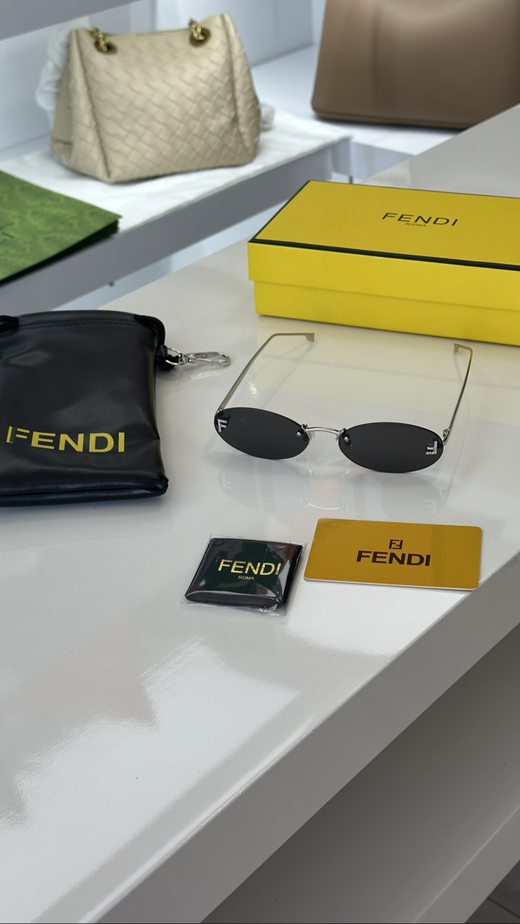 Fendi Luxury Sun Glas (Top Quality) Siyah Cam