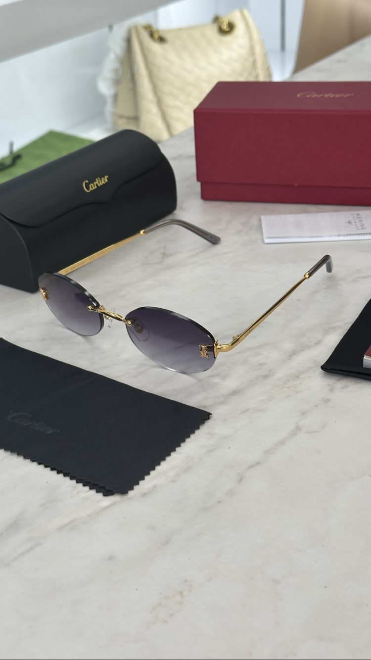 Cartier Luxury Sun Glasses (Premium/Full Box)