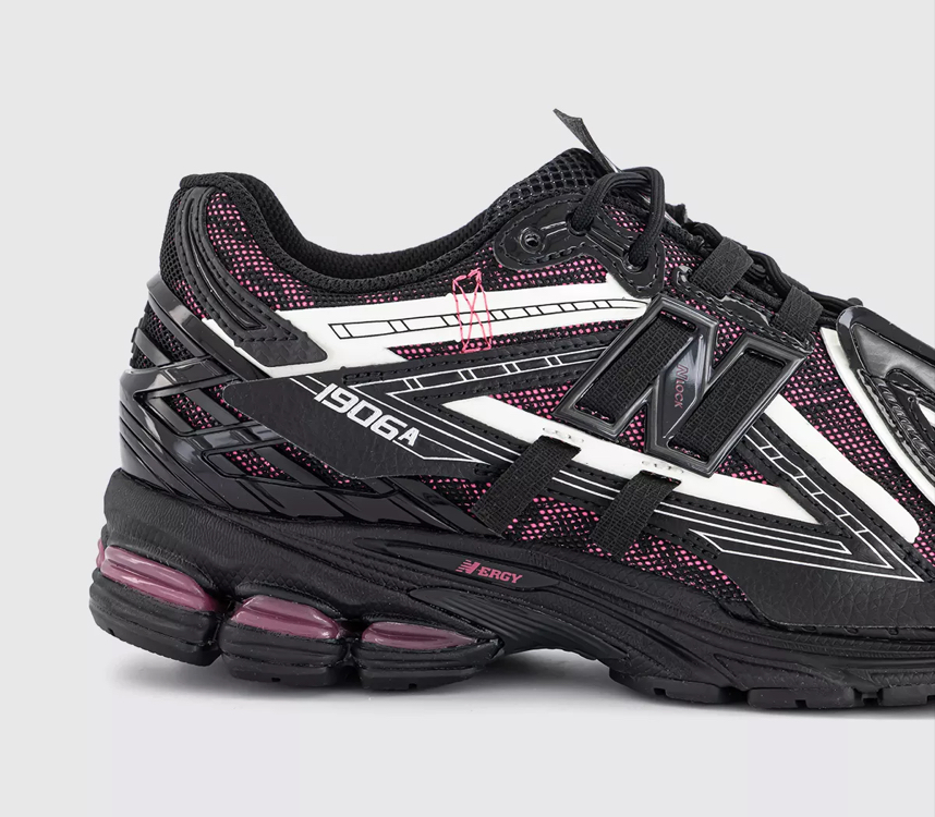 New Balance 1906A Bkack/White/Pink (Dar Kalıp)