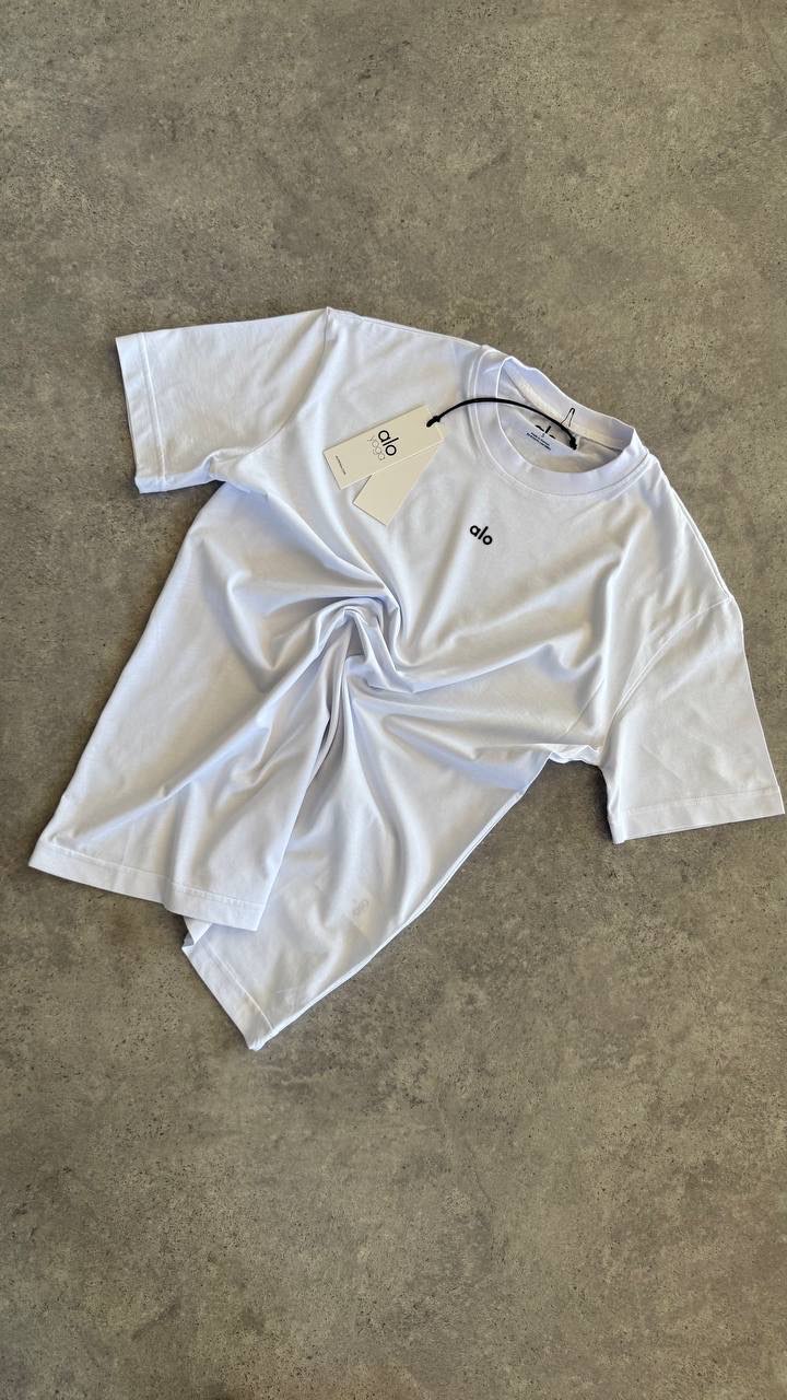 Alo Yoga T-Shirt Unisex - White (Premium)