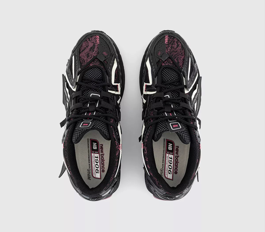 New Balance 1906A Bkack/White/Pink (Dar Kalıp)