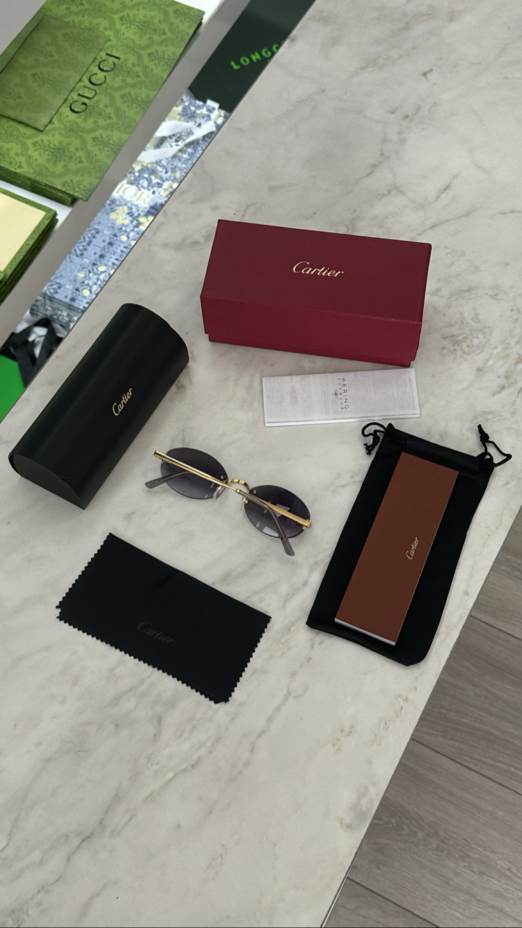 Cartier Luxury Sun Glasses (Premium/Full Box)